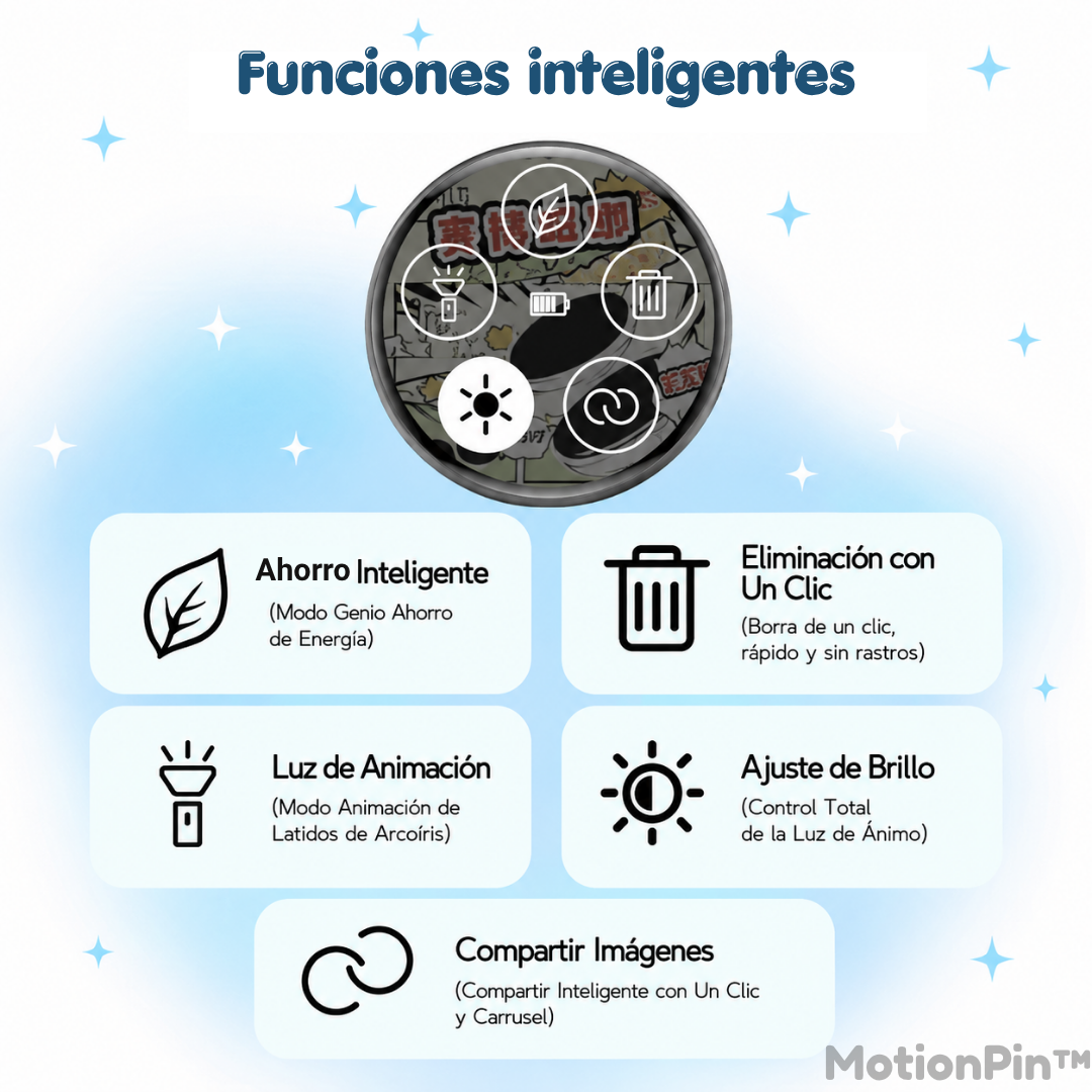 MotionPin™ - El pin inteligente que habla por ti