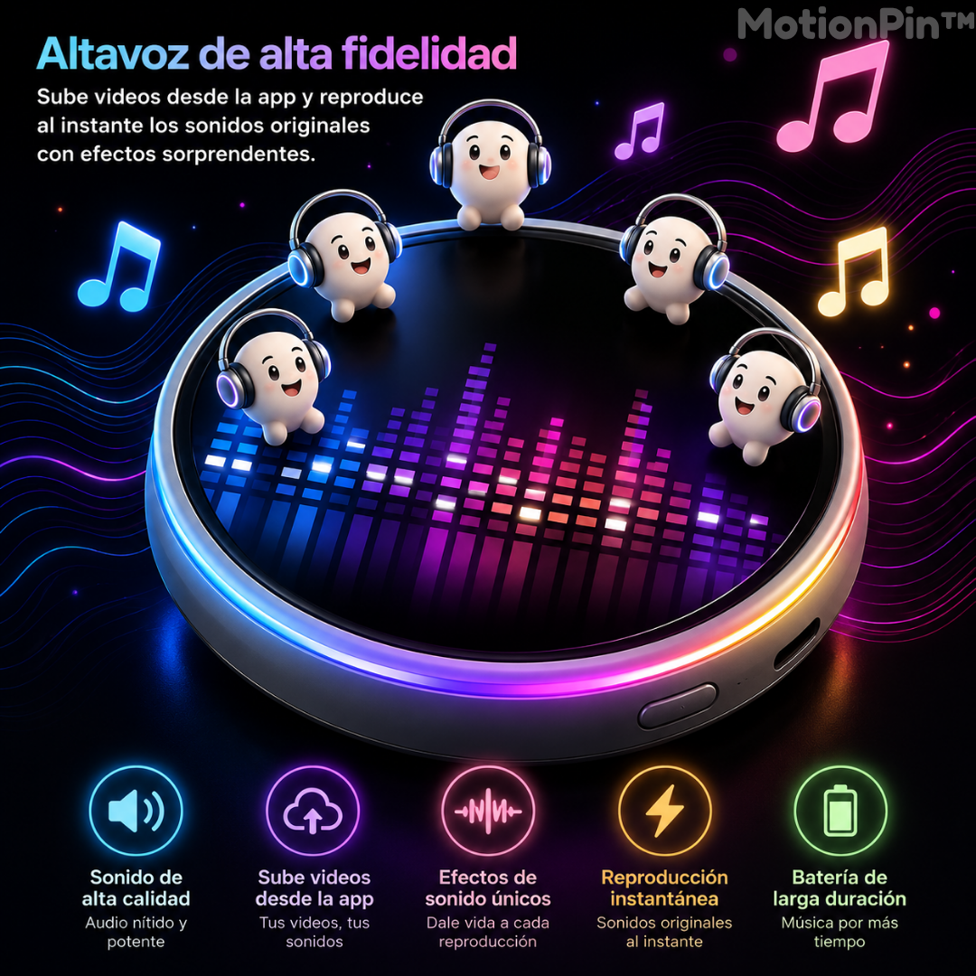 MotionPin™ - El pin inteligente que habla por ti